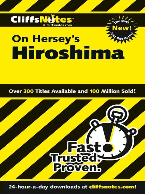 Title details for CliffsNotes on Hersey's Hiroshima by Susan Van Kirk - Available